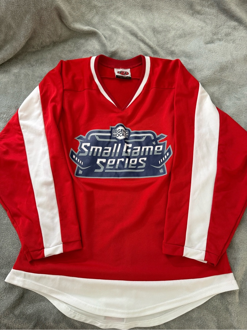 K- 1 Red Legends Hockey Jersey Small Game Series Size Small